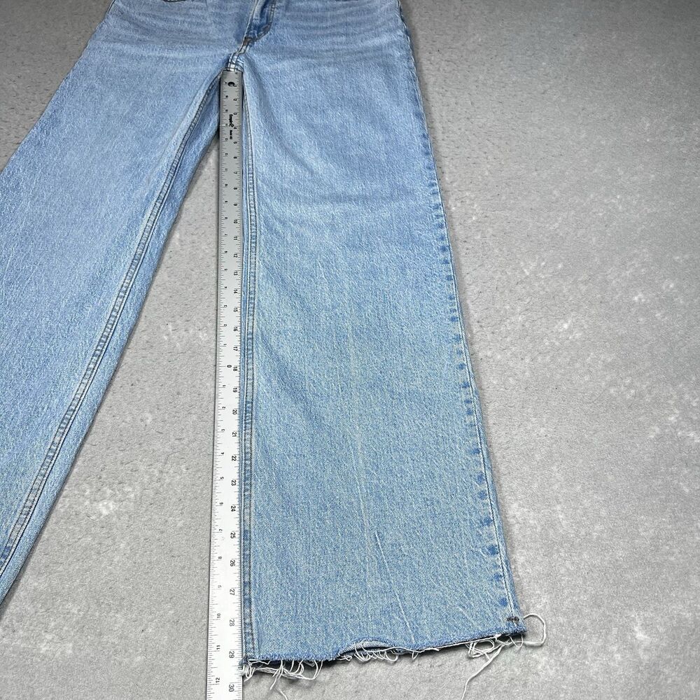 Abercrombie & Fitch Jeans Women’s 27 The Baggy Low Rise Denim Blue Medium Wash - Picture 7 of 12